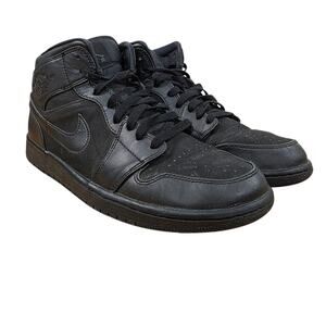 NIKE Air Jordan's Triple Black 554724 011 Sneakers Mens Size 11 Mfg. 2014